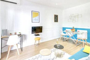 Appartement confortable, terrasse avec vue ville, Cannes, 35 m².